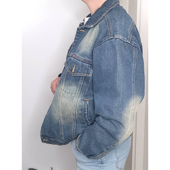 Vintage Mustang Denim Jacket Blue Denim Blazer Long Sleeves Jeans Blazer - Picture 1 of 4